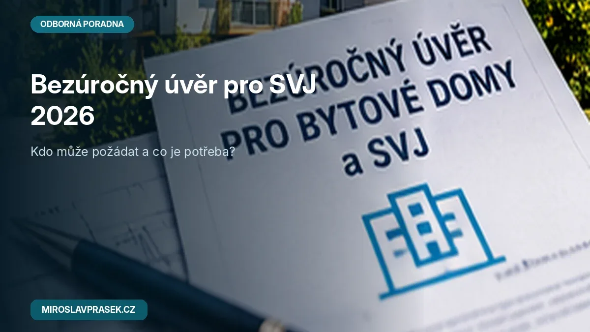Bytový dům a dokumentace zvýhodněného financování rekonstrukce pro SVJ